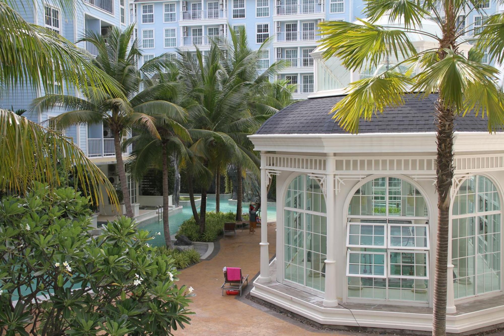 Grand Florida芭提雅带免费游泳池温泉桑拿浴和健身房瑜伽室私家海滩公寓e206 نا جومتين المظهر الخارجي الصورة